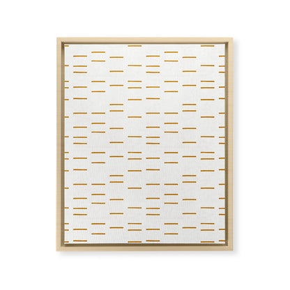 OCHRE LINE Framed Canvas Print Gallery Image 26