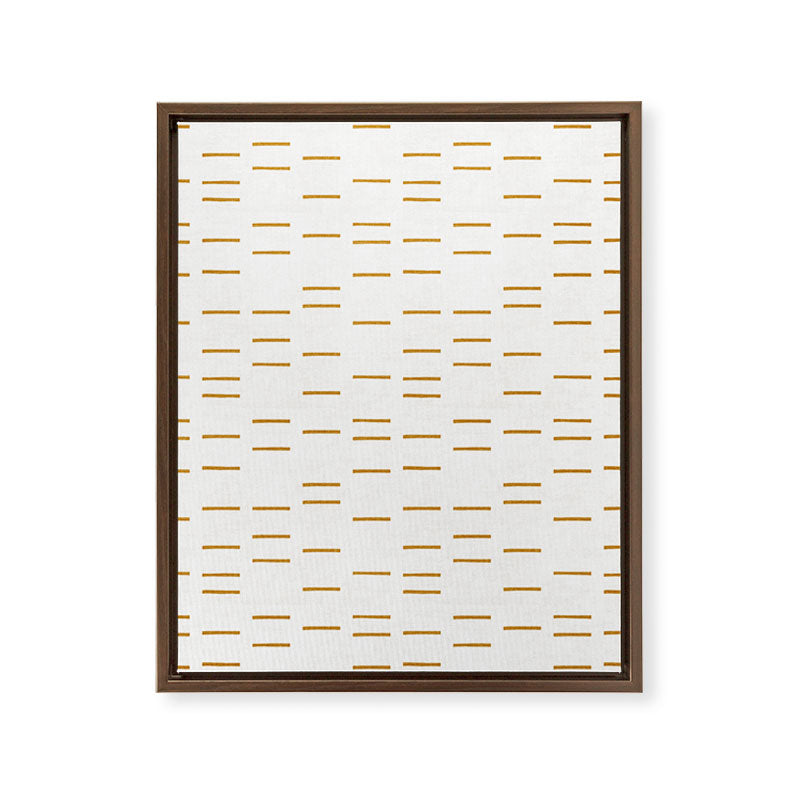 OCHRE LINE Framed Canvas Print Gallery Image 16