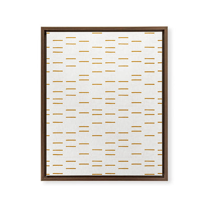 OCHRE LINE Framed Canvas Print Gallery Image 10