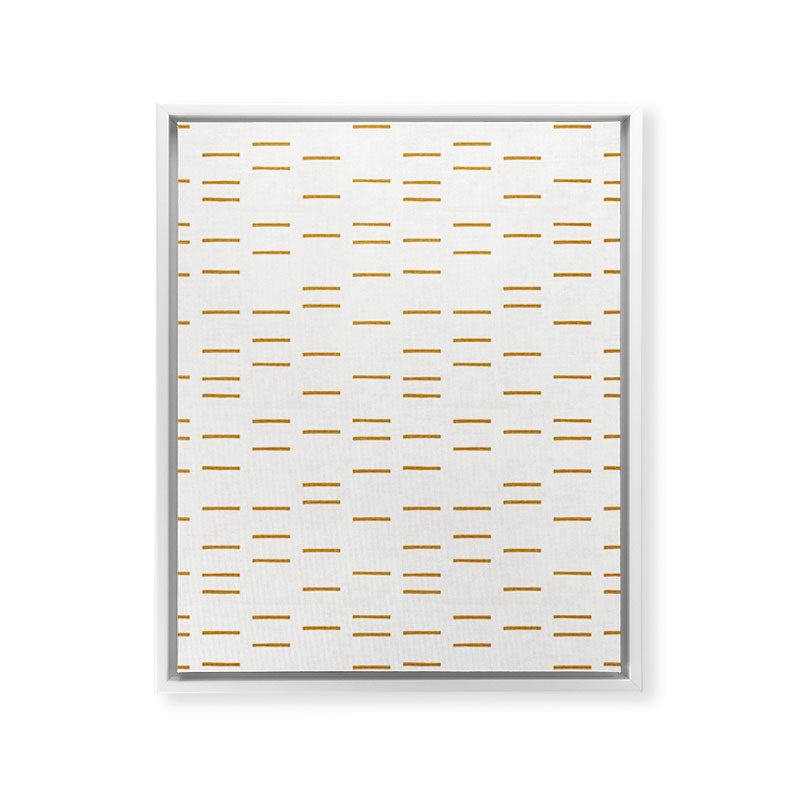 OCHRE LINE Framed Canvas Print Gallery Image 30