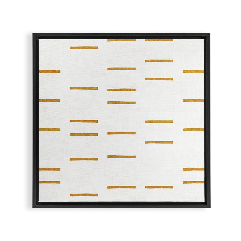 OCHRE LINE Framed Canvas Print Gallery Image 2