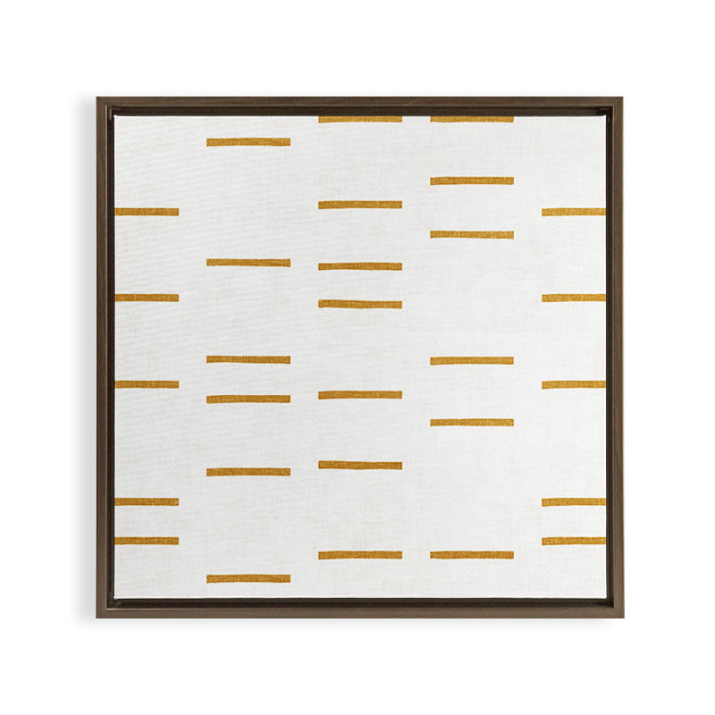 OCHRE LINE Framed Canvas Print Gallery Image 15