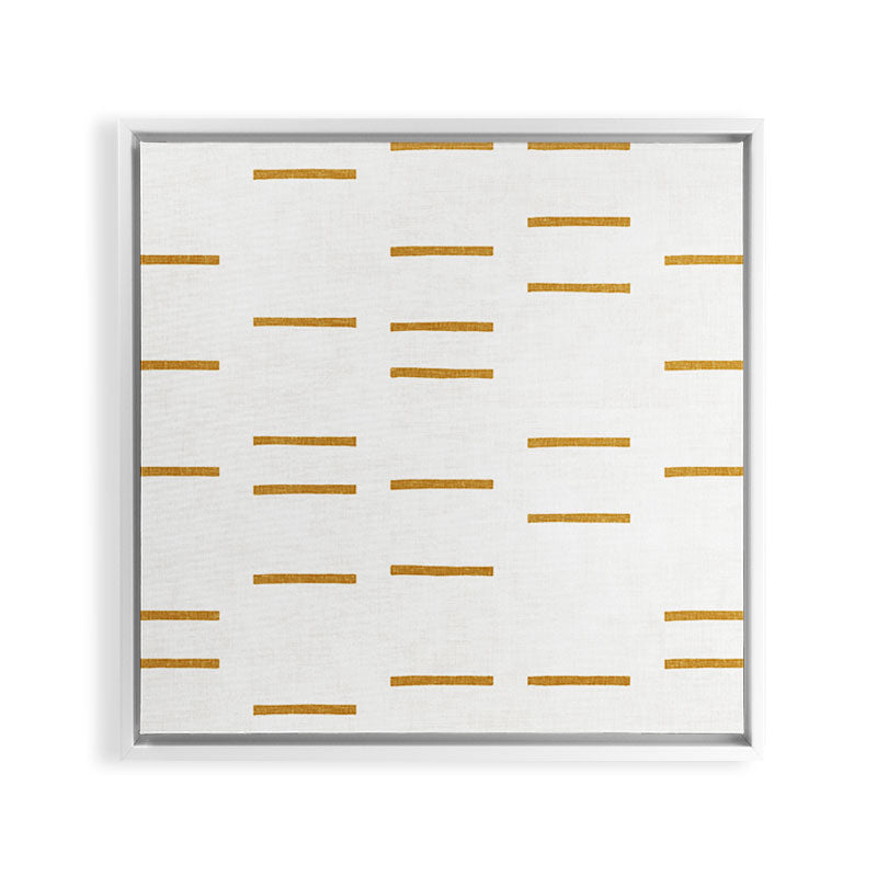 OCHRE LINE Framed Canvas Print Gallery Image 29