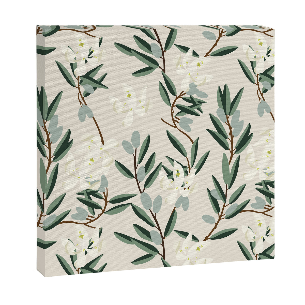 OLIVE BLOOM Canvas Print Gallery Image 2