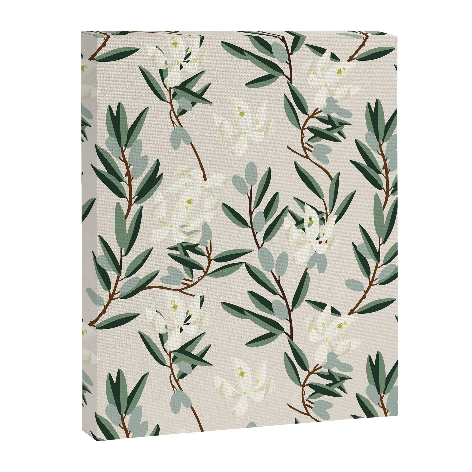 OLIVE BLOOM Canvas Print Gallery Image 5