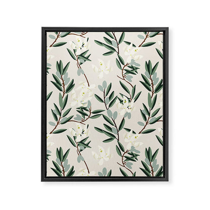 OLIVE BLOOM Framed Canvas Print Gallery Image 8