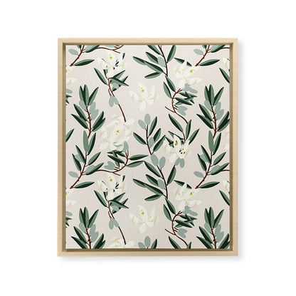 OLIVE BLOOM Framed Canvas Print Gallery Image 21