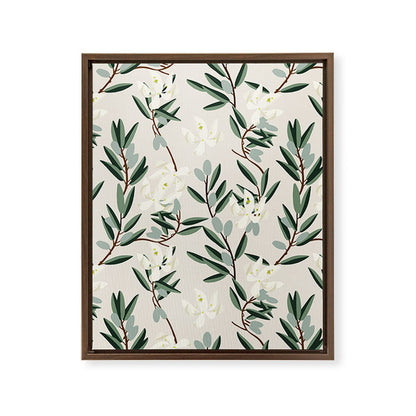 OLIVE BLOOM Framed Canvas Print Gallery Image 14