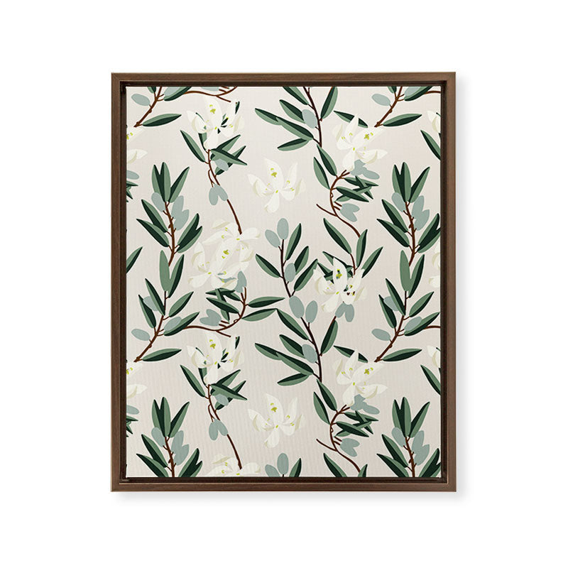 OLIVE BLOOM Framed Canvas Print Gallery Image 13