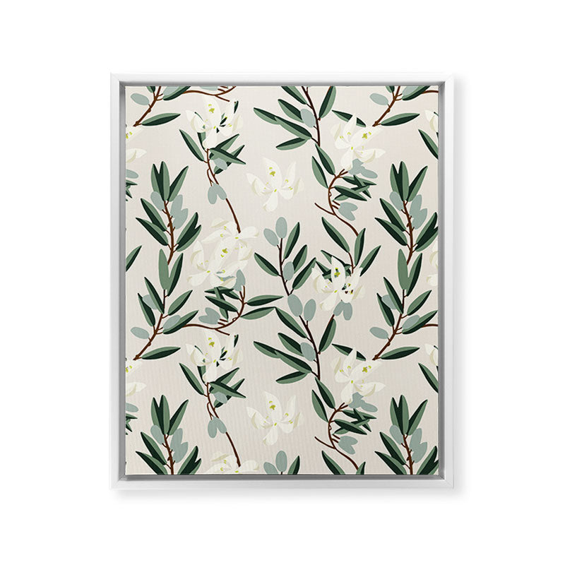 OLIVE BLOOM Framed Canvas Print Gallery Image 32