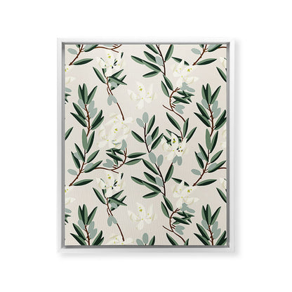 OLIVE BLOOM Framed Canvas Print Gallery Image 31