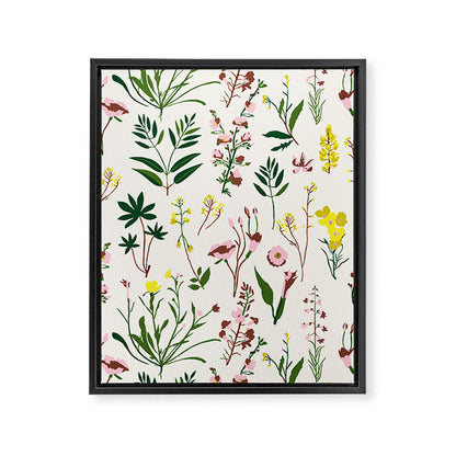 WILDFLOWER STUDY Framed Canvas Print Gallery Image 8
