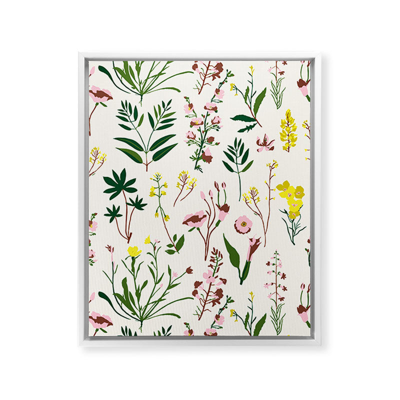 WILDFLOWER STUDY Framed Canvas Print Gallery Image 34