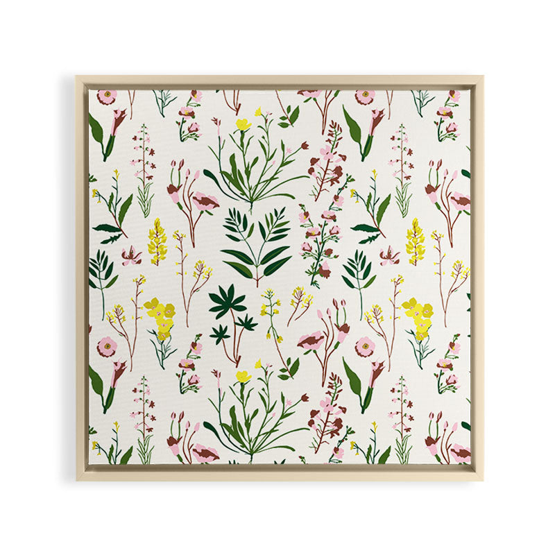 WILDFLOWER STUDY Framed Canvas Print Gallery Image 20