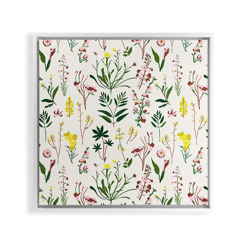 WILDFLOWER STUDY Framed Canvas Print Gallery Image 29