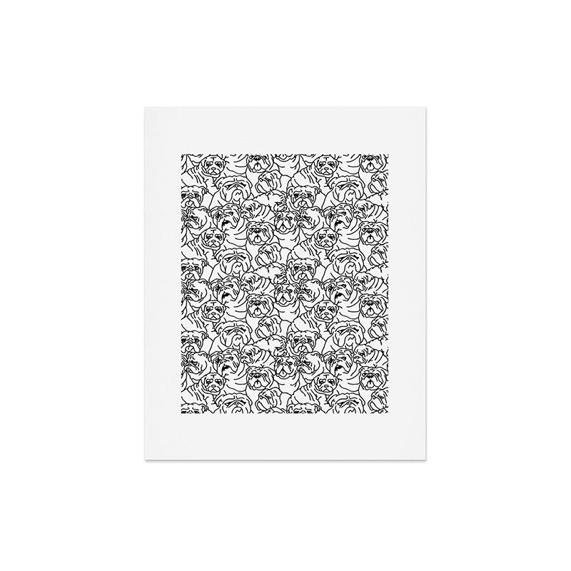 Oh English Bulldog Art Print Gallery Image 4