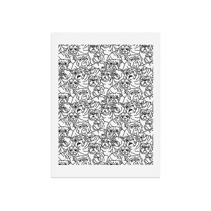 Oh English Bulldog Art Print Gallery Image 7