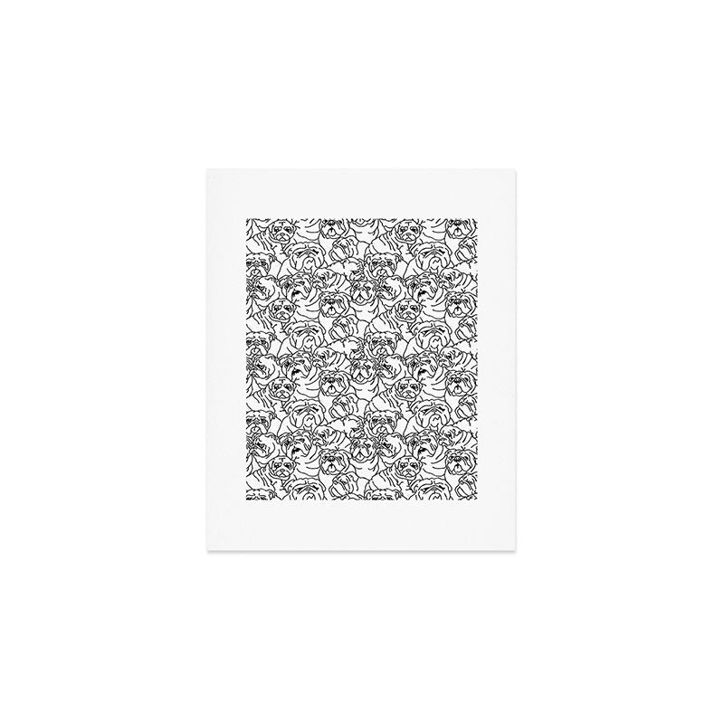 Oh English Bulldog Art Print Gallery Image 1