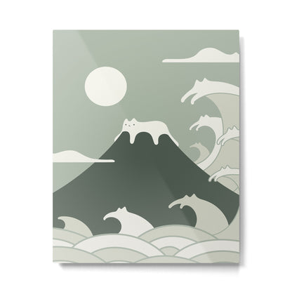 Cat Landscape 108 Metal Print Gallery Image 1