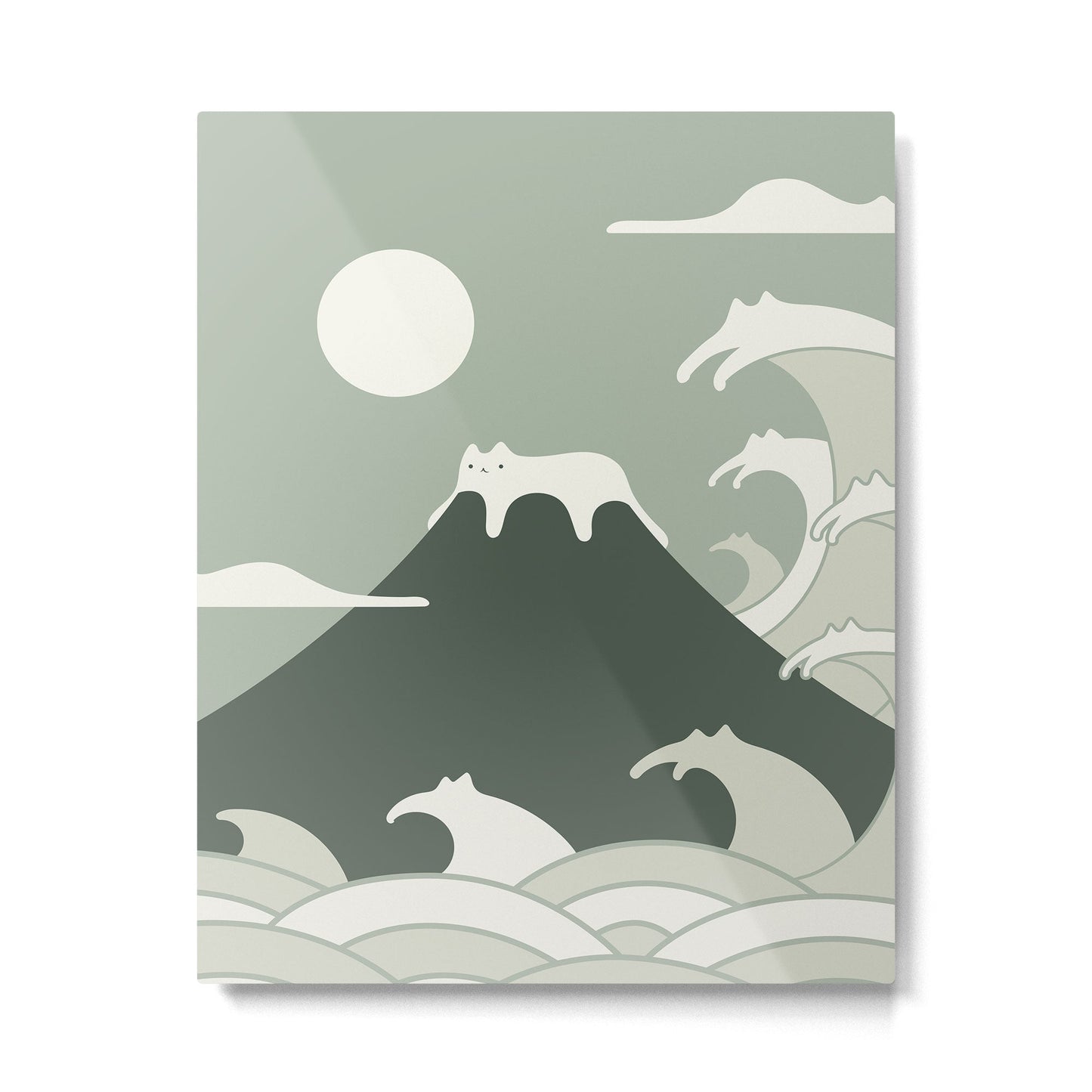 Cat Landscape 108 Metal Print Gallery Image 4