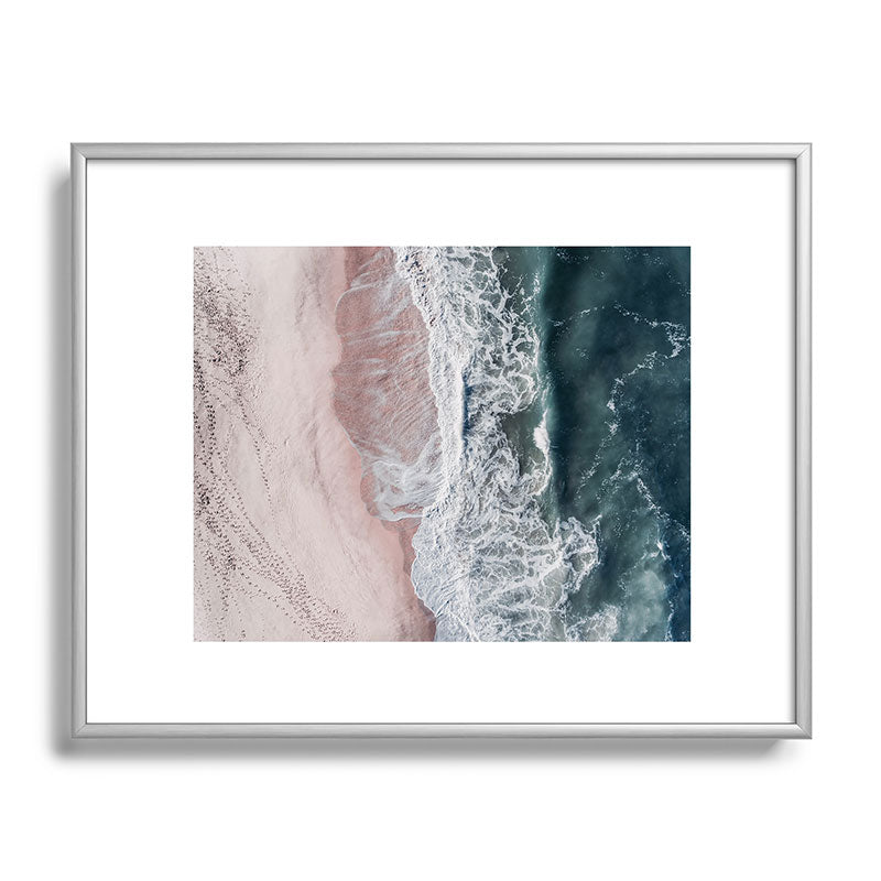 Crashing waves - Aerial Beach Ocean Sea Photography by Ingrid Beddoes Framed Art Print Gallery Image 96