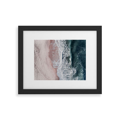 Crashing waves - Aerial Beach Ocean Sea Photography by Ingrid Beddoes Framed Art Print Gallery Image 34