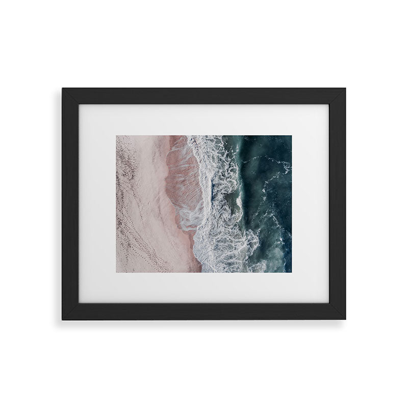 Crashing waves - Aerial Beach Ocean Sea Photography by Ingrid Beddoes Framed Art Print Gallery Image 30