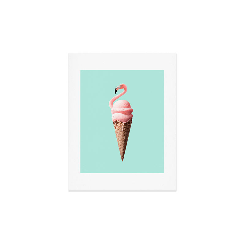 FLAMINGO CONE Art Print Gallery Image 3