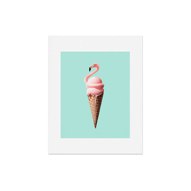 FLAMINGO CONE Art Print Gallery Image 5