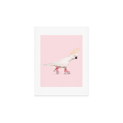 ROLLERSKATING COCKATOO Art Print Gallery Image 3