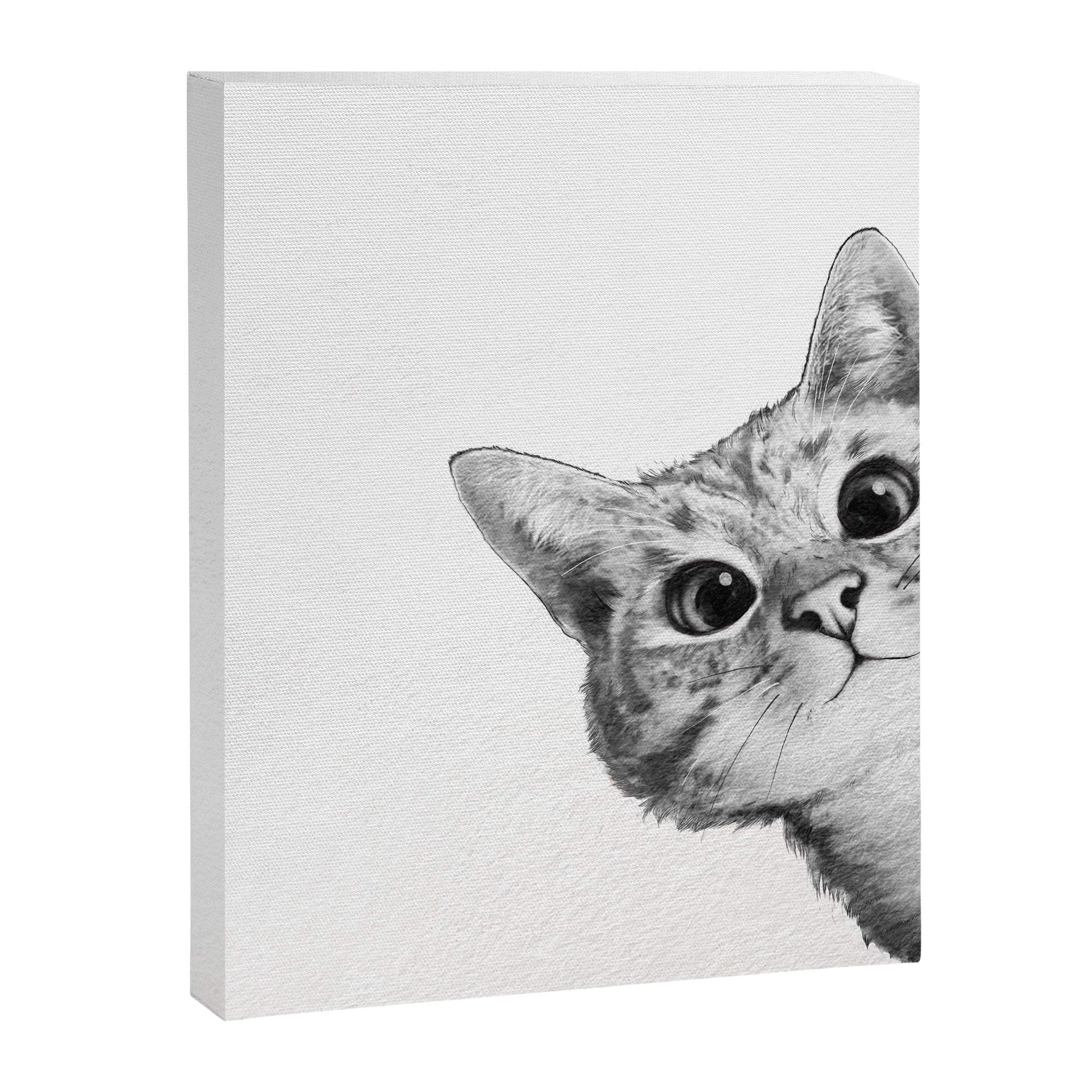 sneaky cat Canvas Print Gallery Image 7