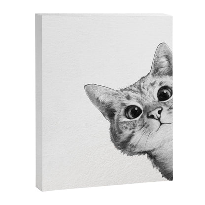 sneaky cat Canvas Print Gallery Image 3