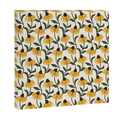 coneflowers - cream Canvas Print Gallery Image 6