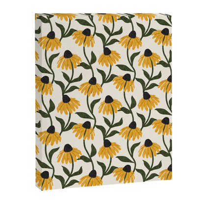 coneflowers - cream Canvas Print Gallery Image 7