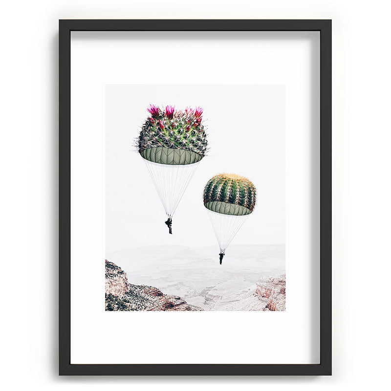 Flying Cacti Framed Art Print Gallery Image 84