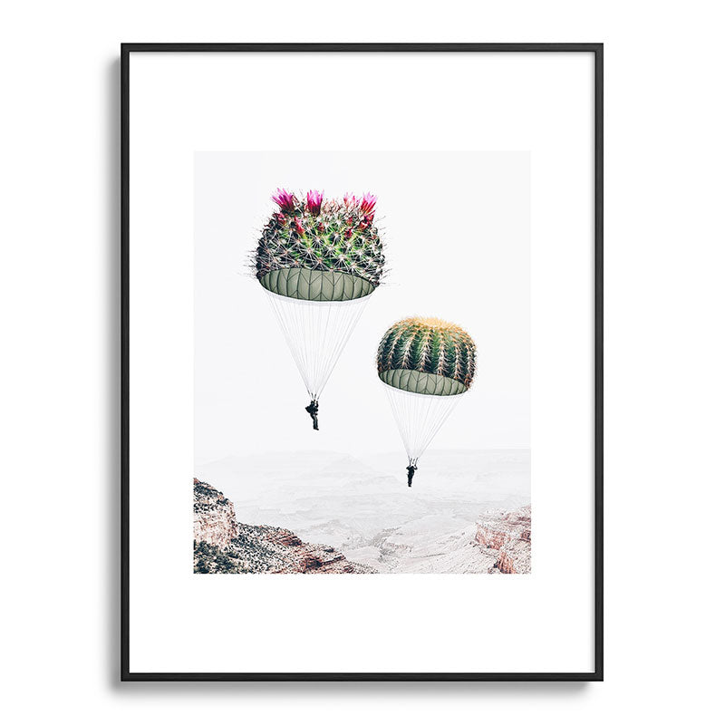 Flying Cacti Framed Art Print Gallery Image 115