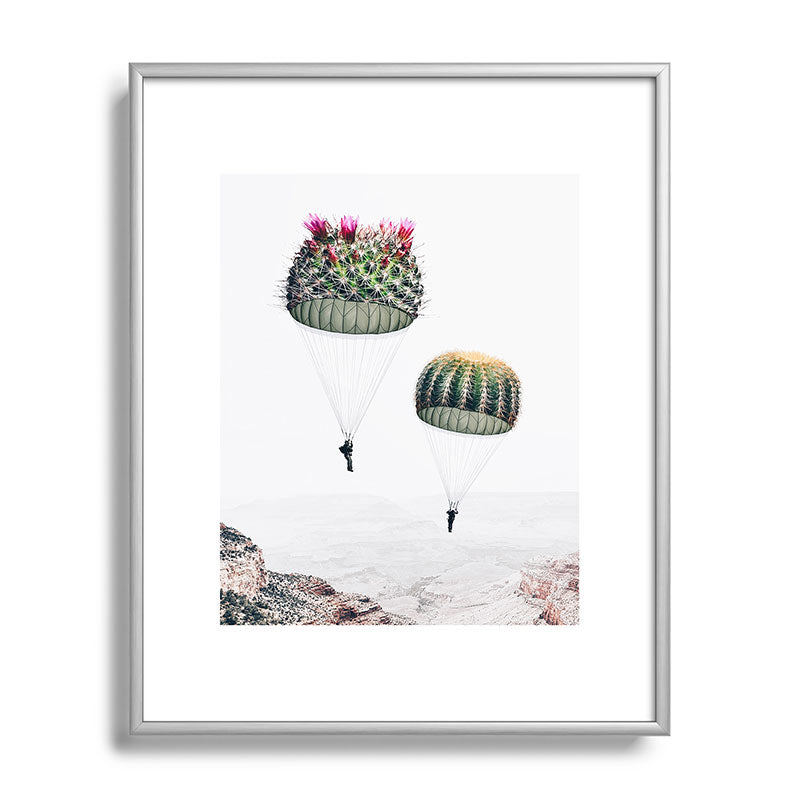 Flying Cacti Framed Art Print Gallery Image 129