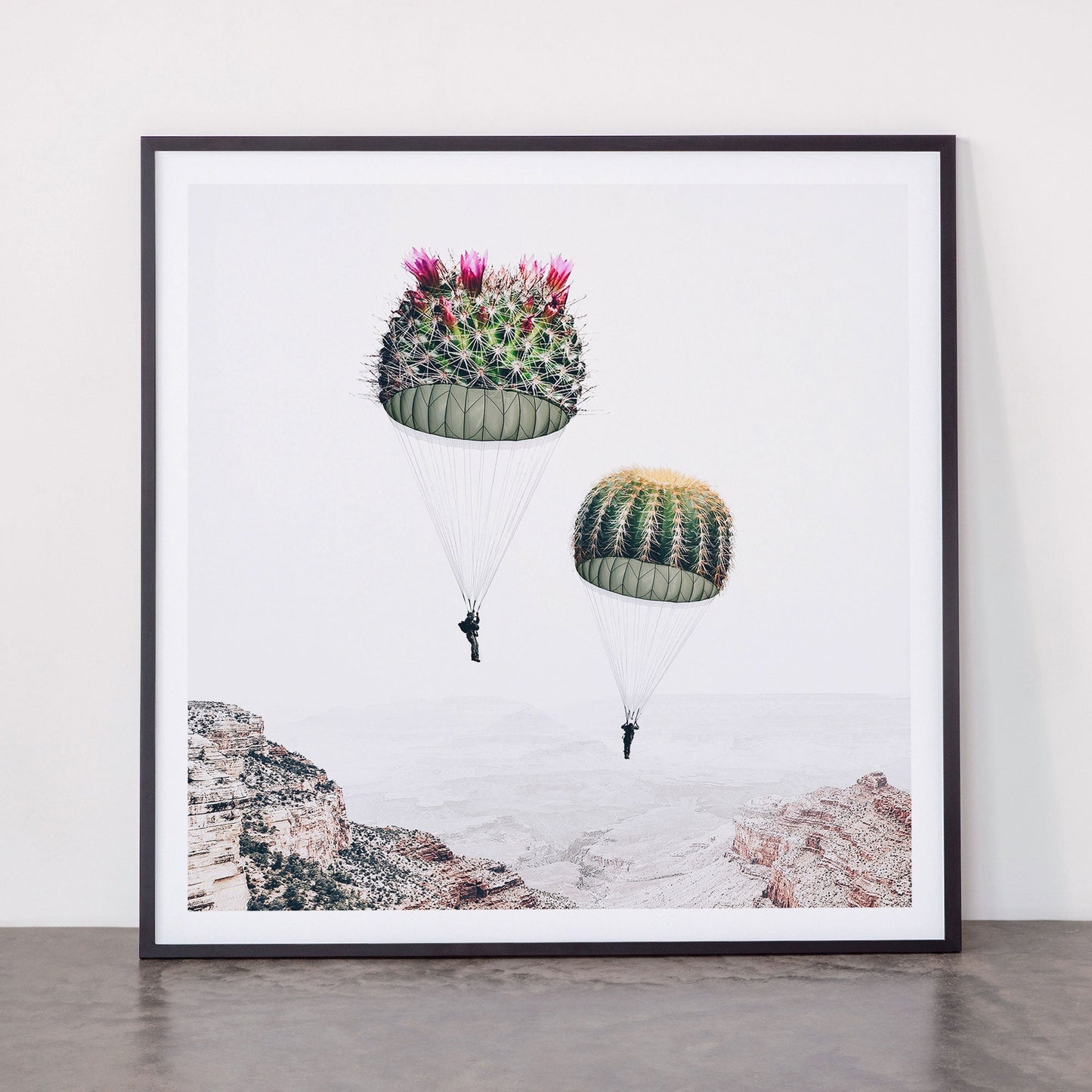 Flying Cacti Framed Art Print Gallery Image 11