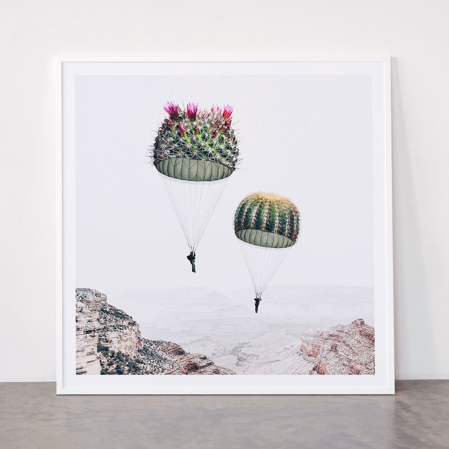 Flying Cacti Framed Art Print Gallery Image 43