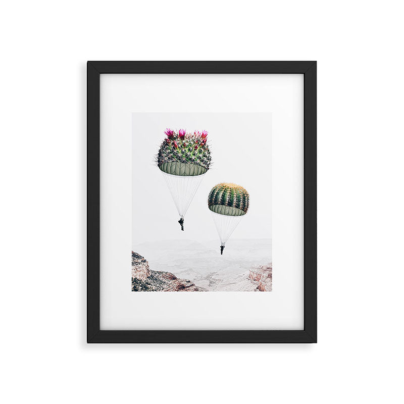 Flying Cacti Framed Art Print Gallery Image 3