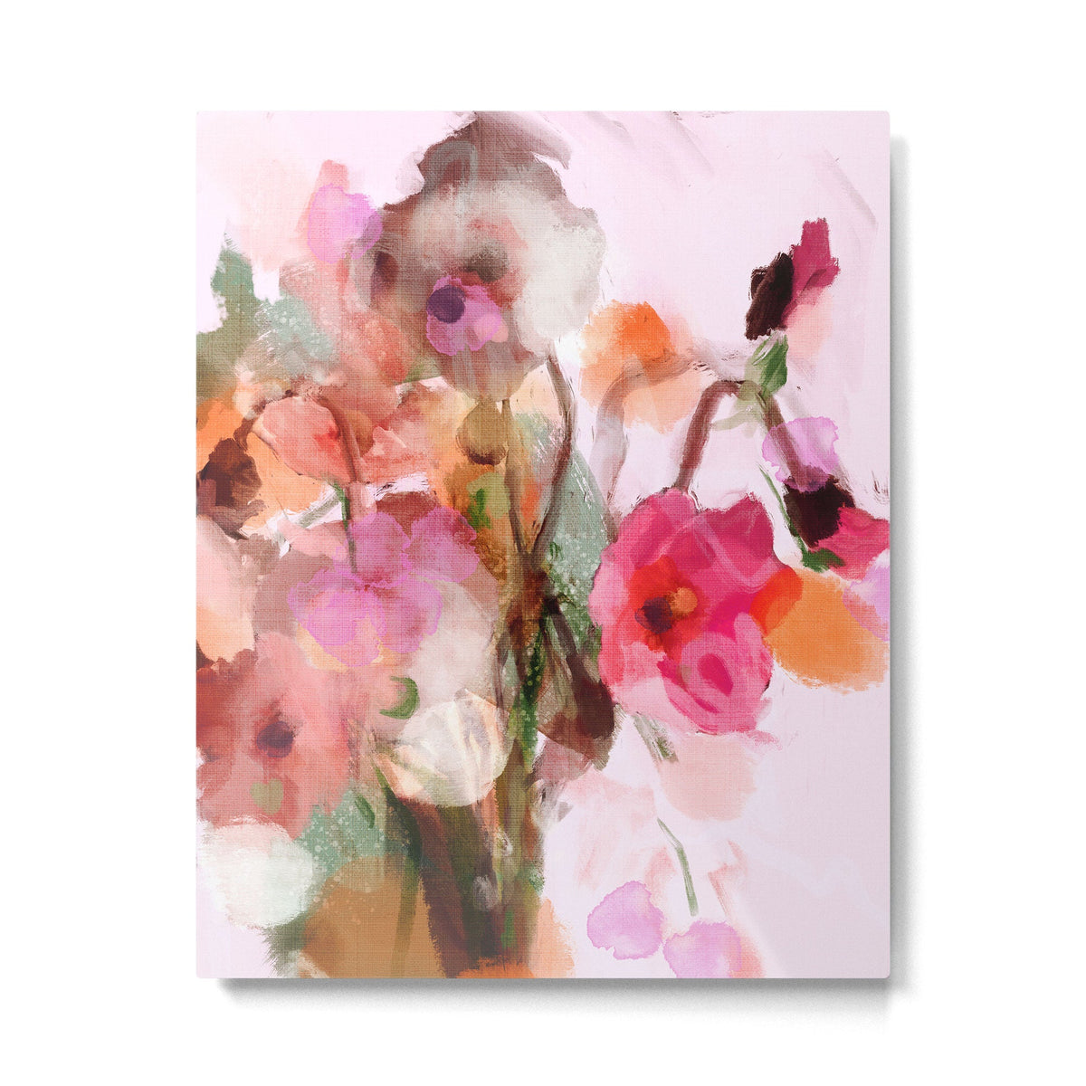 floral abstract 3 22 Metal Print Gallery Image 3