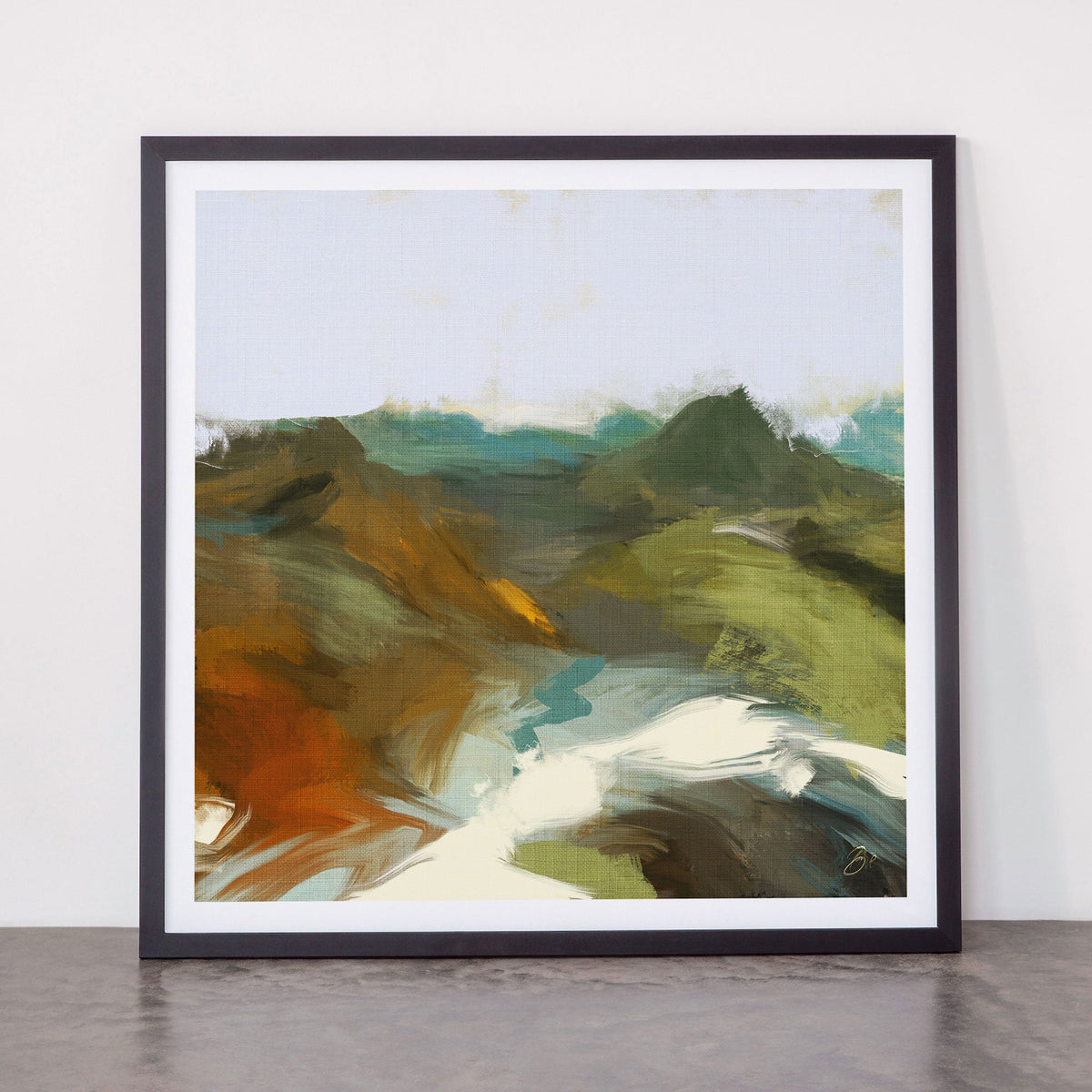 the path abstract landscape art Framed Art Print Gallery Image 55