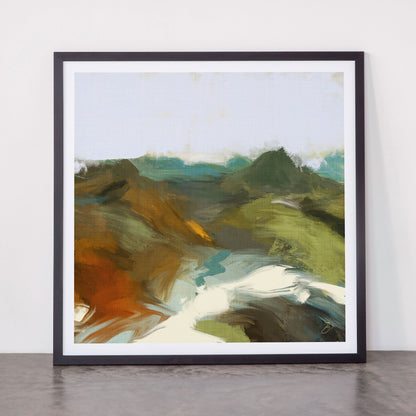 the path abstract landscape art Framed Art Print Gallery Image 55