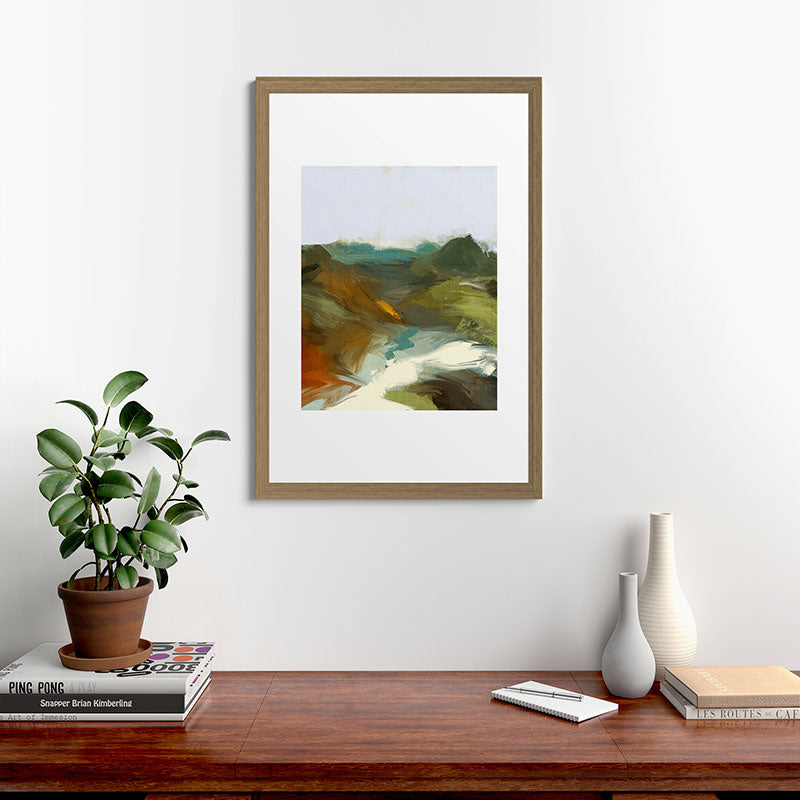 the path abstract landscape art Framed Art Print Gallery Image 56