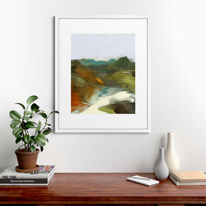 the path abstract landscape art Framed Art Print Gallery Image 76