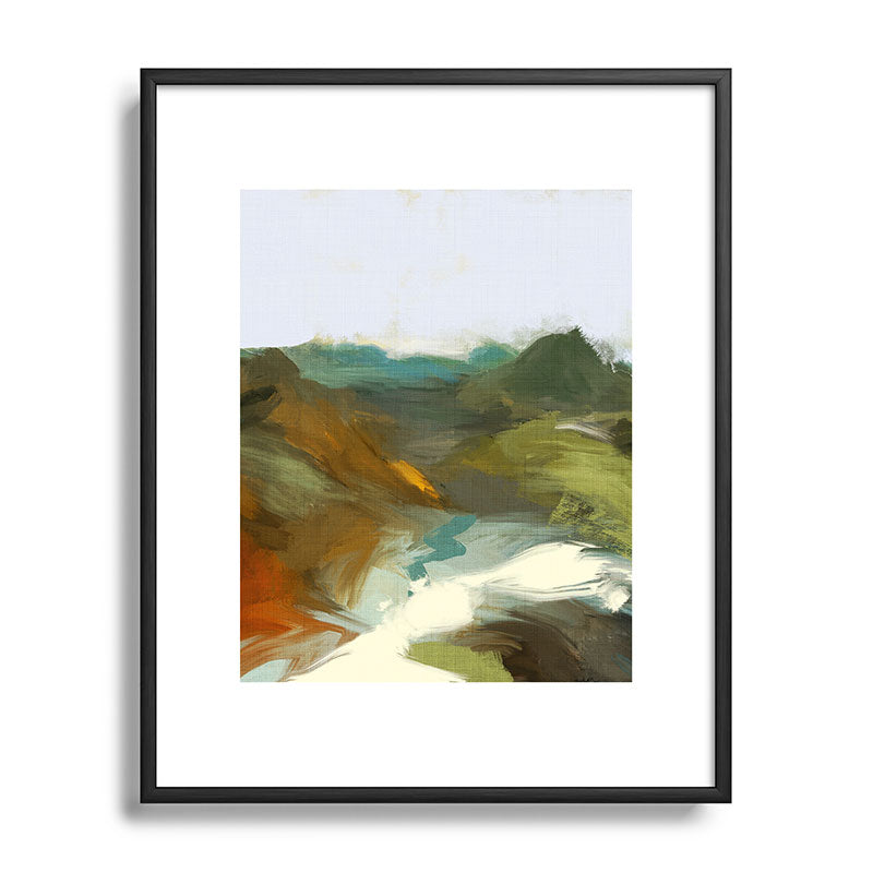 the path abstract landscape art Framed Art Print Gallery Image 111