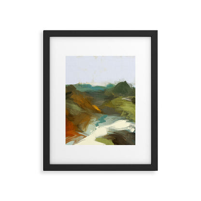 the path abstract landscape art Framed Art Print Gallery Image 6