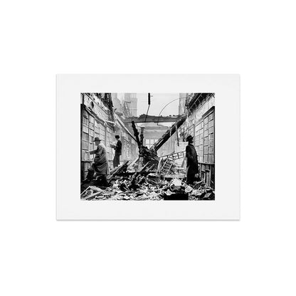Holland House library after the blitz (London, 1940) Art Print Gallery Image 4