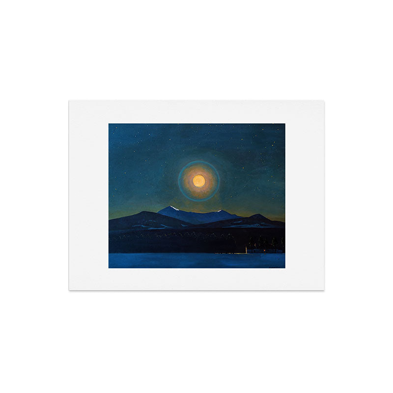 "Moonlight, Winter" by Rockwell Kent (1940) Art Print Gallery Image 6