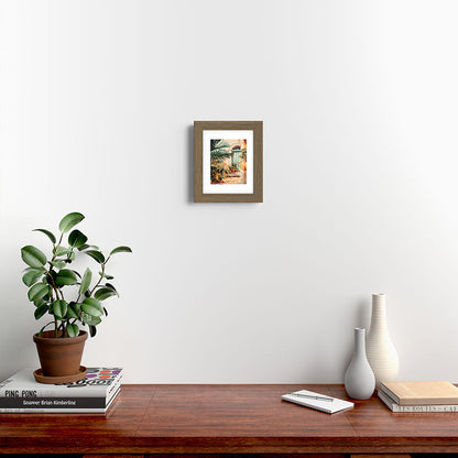 Villa Courtyard Mediterranean Art Framed Art Print Gallery Image 49